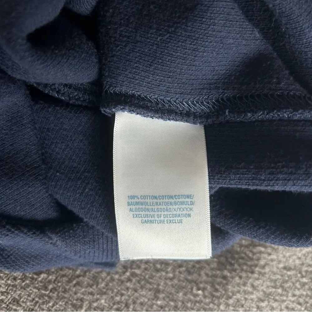 Ralph Lauren Knit One Piece Footie Navy Blue Size 6 Months